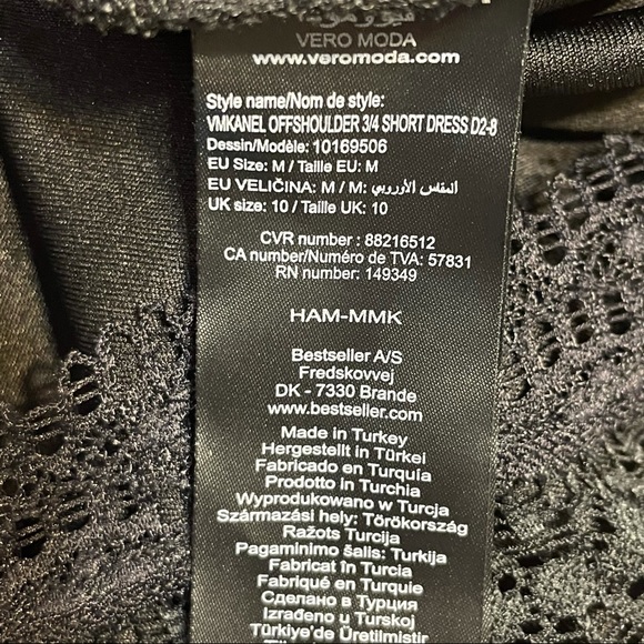 Vero Moda Women’s Medium VMKANEL offshoulder Dress - Picture 6 of 12